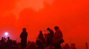 Red sky in the morning, shepherd's warning. As Thousands Run To Beaches Australia Fires Turn New Year Cheer To Fear