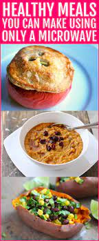 5 Healthy Meals You Can Make Using Only A Microwave Healthy Recipes Microwave Recipes Meals