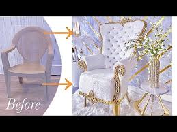 Here are a few ideas of how this statement chair can look. How To Transform A Plastic Chair Into A Throne Chair