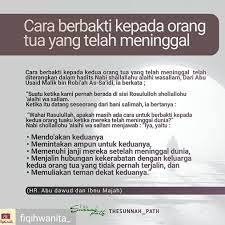 Eviyanti Di Instagram Regrann From Fiqihwanita Cara Berbakti Kepada Orang Tua Yang Telah Meninggal Thesunnah Path Fiqihwanit Penuaan Orang Orang Tua