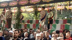 مراسم تشییع 135 شهید دفاع مقدس در تهران + فیلم و تصاویر