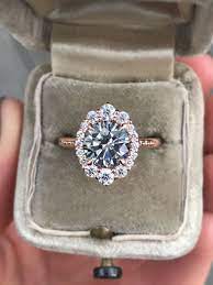 Will A Grey Engagement Ring Work For You Engagement Rings Bridal Sets Flower Engagement Ring Cubic Zirconia Wedding Bands