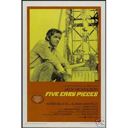 Five Easy Pieces Jack Nicholson Movie Poster, 12" x 18" - Walmart.com