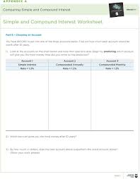 Comparing Simple And Compound Interest Pdf