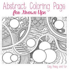 Color pictures, email pictures, and more with these easter coloring pages. Free Abstract Coloring Page For Adults Easy Peasy And Fun