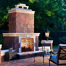 This outdoor fireplace provides a unique experience for homeowners. Outdoor Fireplaces Firepits Stone Center Of Indiana