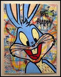 Speedy Graphito Be Happy Pop Art Canvas Graffiti Artwork Graffiti Painting