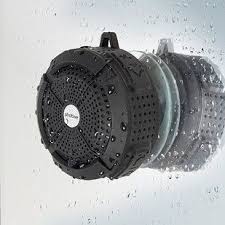 A Bluetooth Waterproof Speaker That You Can Stick On Shower Walls And Take On Hikes Shower Bluetooth Speaker Shower Speaker Cool Things To Buy