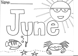 Peppy in june coloring page. Printable Monthly Coloring Pages The Empowered Provider