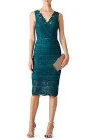 Rent Teal Rose Bush Lace Sheath By Saylor For 30 60 Only At Rent The Runway Teal Lace Dress Teal Cocktail Dress Wedding Guest Dress Summer