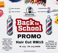 Let me know if you can tell the difference. Teve S Barbershop Back To School Promo Secondary School Student Price Cut 10 July 22 July 2020 Stay Safe Use Waze To Drive To Teve S Barbershop Taman Mutiara Rini Jb Https Waze Com Ul Hw238wkejt