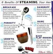 Hair Steaming Natural Hair Styles Hair Steamers Relaxed Hair