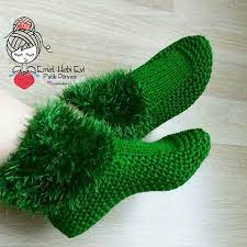 patik dunyasi handmade socks emelhobievi instagram photos and videos pantuflas de ganchillo zapatillas de ganchillo zapatos de ganchillo