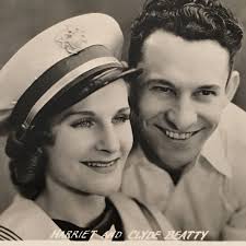 Buy Lion Tamers Clyde & Harriet Beatty Carnival Circus Antique Real Photo  Postcard RPPC Online in India