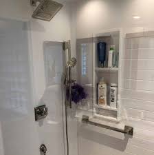 The onyx collection manufactures shower bases, shower pans, tub replacements, lavatories, tub surrounds, fireplace hearths, slabs, seats, trim and other shower accessories to your specifications. The Onyx Collection Bathroom Solutions Capitol Kitchens Baths