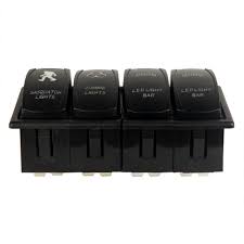 Please consider supporting rocky x tv on. Amazon Com Mictuning Rocker Switch Panel Holder Housing Kit With Jumper Wire For 5 Pin On Off Rocker Switch Set Bar Lighting Led Light Bars Led Headlights