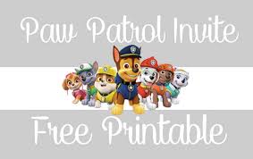 We did not find results for: Paw Patrol Invite Free Printable