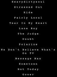 10+ twenty one pilots  blurryface