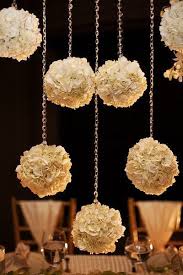 Take for instance hanging flower balls. Hanging Flower Balls Hydrangea Pomander Balls Wedding Decorations Hanging Flowers My Wedding