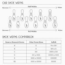 Ballet Shoes Width Chart Best Picture Of Chart Anyimage Org