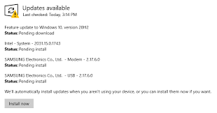 Microsoft recommend using windows update to install the latest version of windows 10 but that can also have its drawbacks leading to hard to understand errors and complicated troubleshooting. I Can T Install The Windows 10 20h2 And Other Updates Windows 10 Forums