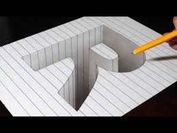 Comment dessiner une illusion d'optique. Drawing A Hole In Line Paper 3d Trick Art Youtube Line Art Drawings Illusion Drawings Art Optical