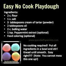We'll show you to make great meals. Easy No Cook Playdough Recipe Spend With Pennies