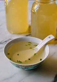 Pork And Chicken Stock Chinese Style The Woks Of Life Recipe Broth Recipes Pork Broth Chicken Stock Recipe