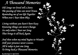 A Thousand Memories Poems About Love Love Poems Poems Memories