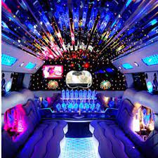 This Is Kinda What The Inside Of My Limo Will Look Like Except I Will Put A Fur Rug And Tufted Seats Limo Party Party Bus Wedding Limo
