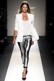 My Next New Year S Eve Outfit Even Though I Always Stay In Metallic Jeans Fashion Metallic Pants