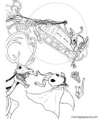 There are tons of great resources for free printable color pages online. Nightmare Before Christmas Printable Coloring Pages Nightmare Before Christmas Coloring Pages Coloring Pages For Kids And Adults