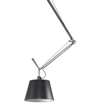 Tolomeo table lamp by michele de lucchi (1951) and giancarlo fassina (1935) steel artemide, circa 2000 measures: Artemide Tolomeo Sospensione Decentrata Black Edition