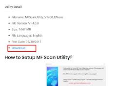 The mf scan utility will be listed in the recommended software section at the top. Download Canon Mf Scan Utility Canon Utilities