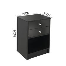 Very disappointed with this table. Two Styles 40 X 30 X 60cm Round Handle Night Stand Bedside Table With One Two Drawer Black Nightstands Aliexpress