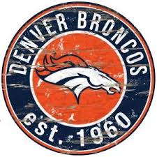 Adventure Furniture 24 Nfl Tennessee Titans Round Distressed Sign N0659 Ten With Images Denver Broncos Nfl Denver Broncos Broncos