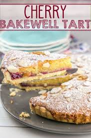 Cherry Bakewell Tart Recipe Pinterest Cherry Bakewell Tart Bunsen Burner And Shortbread Crust
