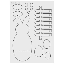 Wenn dir „osterhasen bilder gefällt, gefallen dir vielleicht auch diese ideen. Design Schablone Nr 2 Hasen Korbchen Din A4 Schablonen Idee Mit Herz Herz Basteln