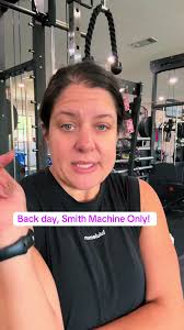 Smith Machine Bent over Row 3 Sets X 8 10 Reps