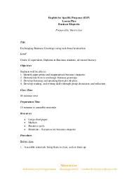 Esp Lesson Plan On Business Etiquette Business Etiquette Health Lesson Plans Education Lesson Plans