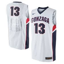 The gonzaga bulldogs (also known unofficially as the zags) are the intercollegiate athletic teams representing gonzaga university, located in spokane, washington, united states. Gonzaga Bulldogs Nike No 13 Replica Master Jersey White Gonzaga Bulldogs Gonzaga Basketball Gonzaga