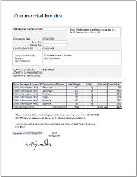 42+ Commercial Invoice Template Microsoft Excel Background