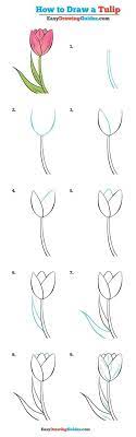 Look closely at the flower and place the petals where they will follow where they should be. Trendy Drawing Flowers Step By Step Sketches 32 Ideas Flower Drawing Tutorials Drawing Tutorial Easy Drawing Tutorial