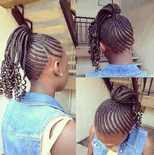 You start it off as a simple ponytail, and then french another cute hairstyle for girls that is very unique. African American Cornrow Hairstyles