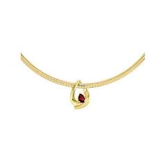 Maybe you would like to learn more about one of these? Pear Shape Gemstone Slide W 18 4mm Omega Necklace 14k Gold Qvc Com