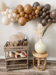 Boho Balloon Garland Mocha Brown Cocoa White Sand Balloons Etsy In 2021 Balloon Garland Boho Balloon Garland Brown Balloons
