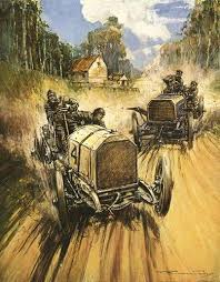 The Motoring Art Of Gordon Crosby 195 Classic Cars Voitures Classiques Dessin Gravure