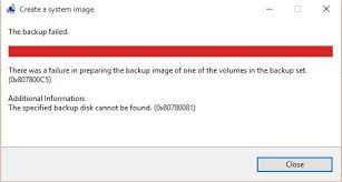 How to backup windows system image, default window folders and local files in libraries to external hard drive (seagate backup plus drive) using windows. Windows 10 System Image Backup Failed Error Code 0x80780081 Microsoft Community