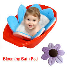 dark blue foldable baby bath flower