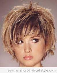 Short Choppy Layered Bob Hairstyles With Bangs11 Jpg 300 383 Short Hair Styles For Round Faces Hair Styles Thick Hair Styles